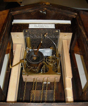 Trumpeter clock pipes