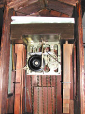 Fluteplayer clock pipes