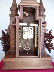 Castle clock inside